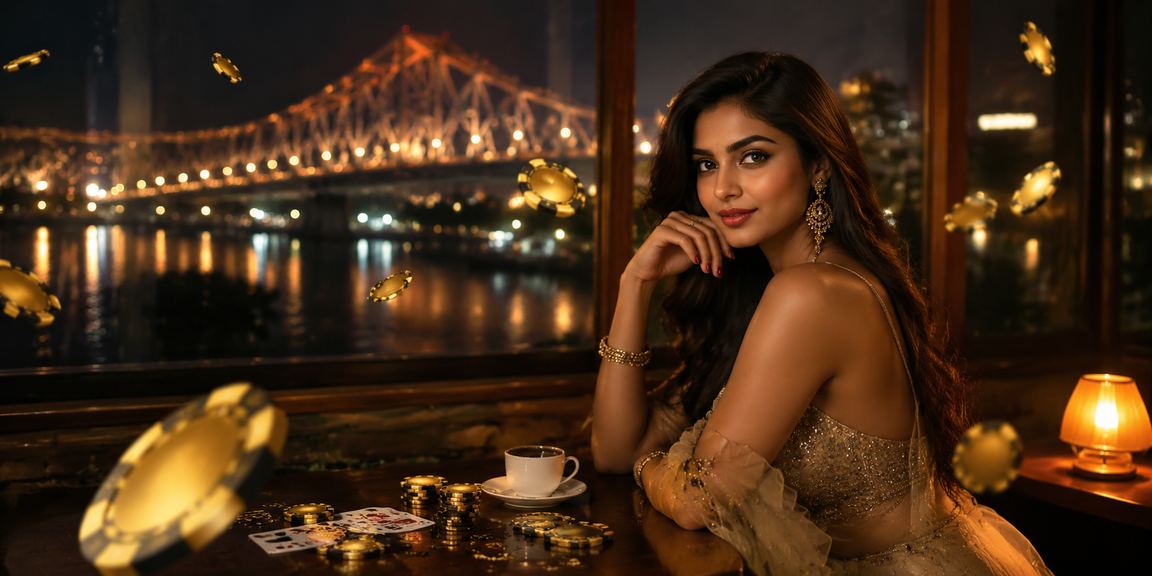 Kolkata view with poker and Bollywood themed casino